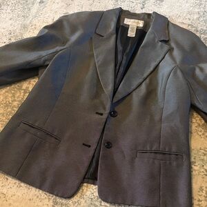 Liz Claiborne Monochrome Textured Blazer